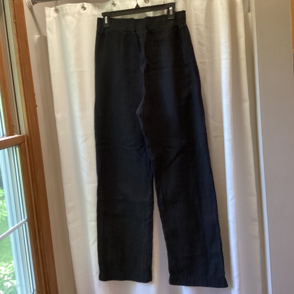 NWT GAP Gauze Pull-On Pants* 100% cotton* Black* Small - Picture 2 of 6